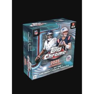 2025 Topps Chrome NFL Football Blaster Box Sealed New In Hand Ready To Ship!